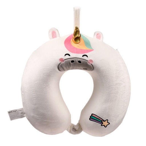 [973902] ALMOHADA DE VIAJE C/MEMORIA DE FORMA RELAXEAZZZ EL UNICORNIO ASTRA