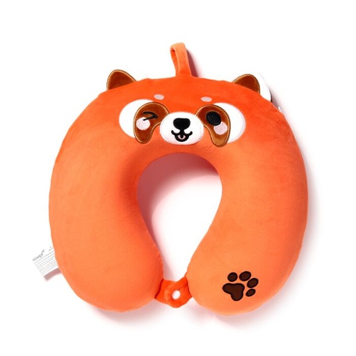 [973906] ALMOHADA DE VIAJE C/MEMORIA DE FORMA RELAXEAZZZ EL PANDA ROJO RU