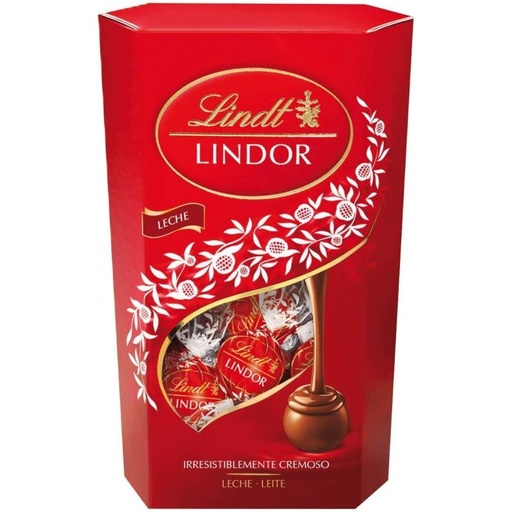 [973915] BOMBON LINDOR LECHE CORNET 137G