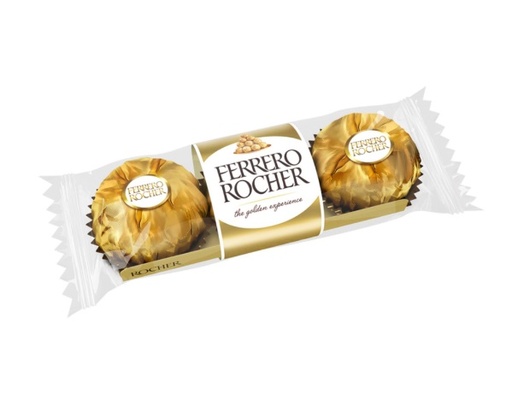 [973921] FERRERO ROCHER 3UD 37,5 GRS.