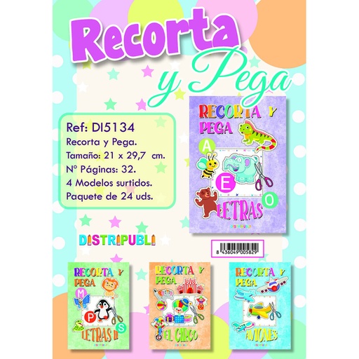 [973950] LIBRO RECORTA Y PEGA REF DI5134