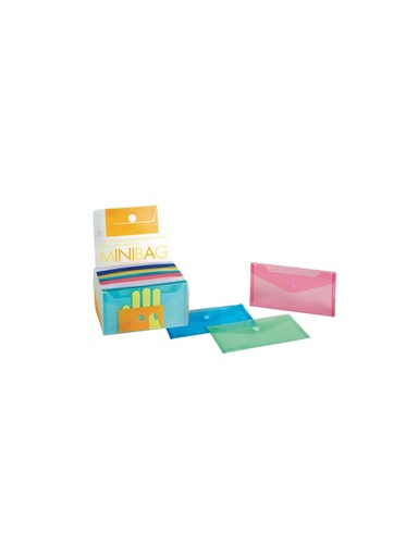 [1148143] SOBRES PP RECIBOS 225X125MM C/VELCRO SURTIDOS