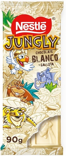 [972218] NESTLE TABLETA JUNGLY BLANCO 90G