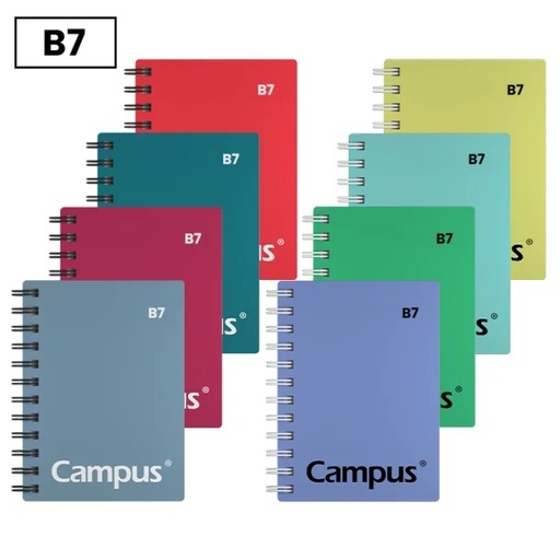 [003585] BLOC ESPIRAL CAMPUS B7 NATURAL TAPA SOFT 60H 80G 4MM
