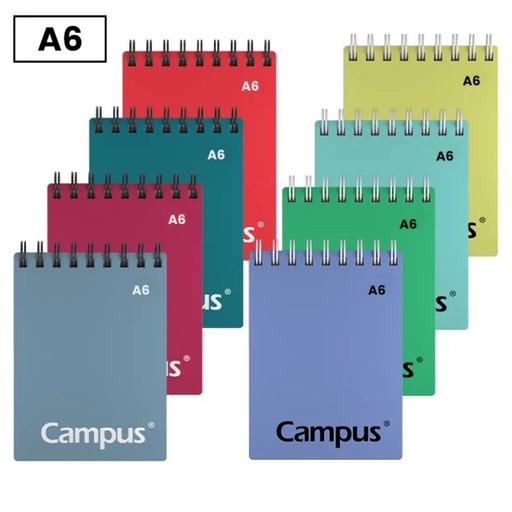 [003588] BLOC ESPIRAL CAMPUS A7 APAIS TAPA SOFT 60H 80G 4MM
