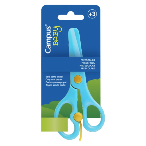 [630086] TIJERA CAMPUS PLASTICO 5" /BLI