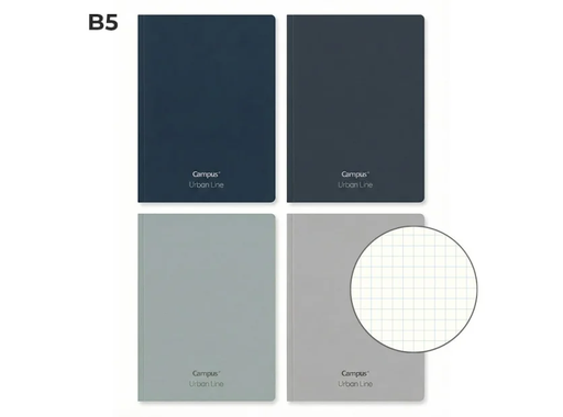 [003701] LIBRETA SOFT CAMPUS URBAN LINE B5 40H CUADRICULA 4MM