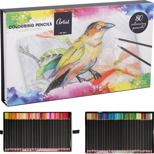 [972390] SET 80 LAPICES COLOREAR