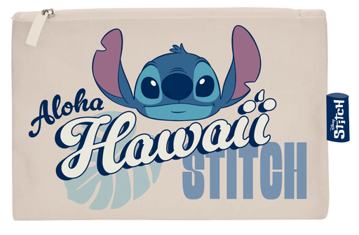 [972424] NECESER PLANO C/CREMALLERA 22.5X16CM. LILO & STITCH WD17640