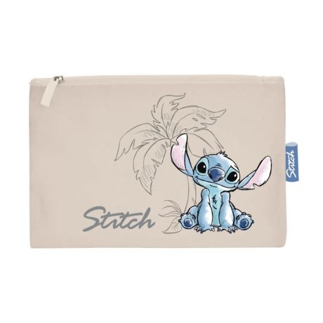 [972425] NECESER PLANO C/CREMALLERA 22.5X16CM. LILO & STITCH WD17089