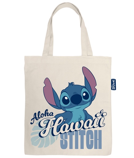 [972427] BOLSA DE ALGODON CON ASA 37X41CM LILO&STITCH WD17639