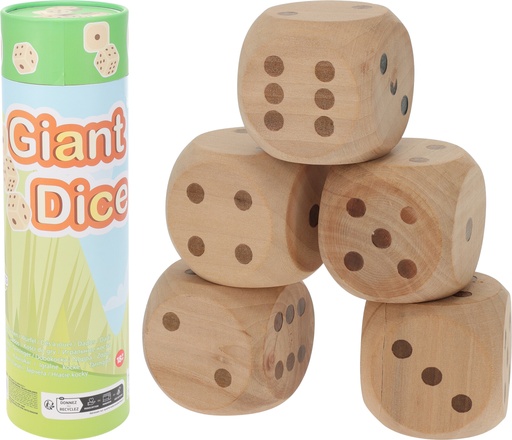 [972470] JUEGO DADOS XL MADERA