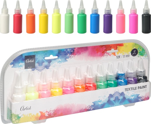 [972537] PINTURA TEXTIL 12UDS