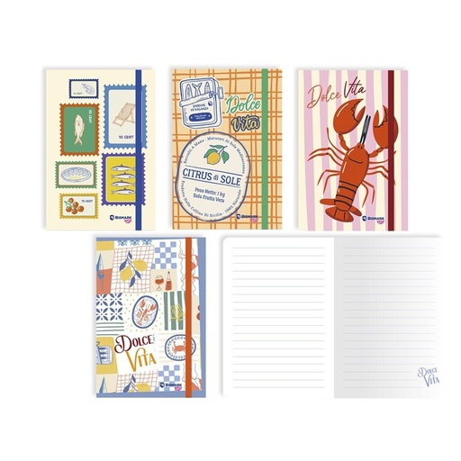 [972570] LIBRETA COSIDA A6 DOLCE VITA