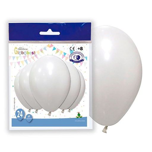 [972583] BOLSA 24 GLOBOS BLANCO