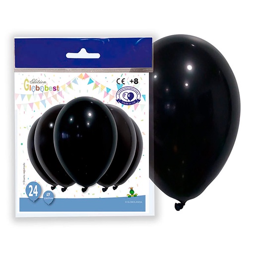 [972585] BOLSA 24 GLOBOS NEGRO