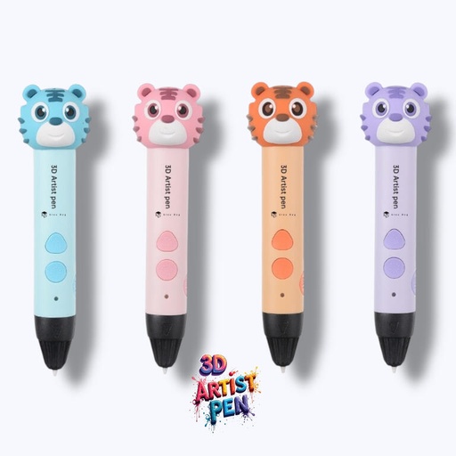 [972808] BOLIGRAFO 3D LITTLE TIGER 4 COL