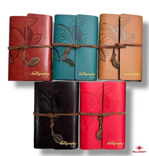 [972596] CUADERNO SIMIL PIEL COLORES