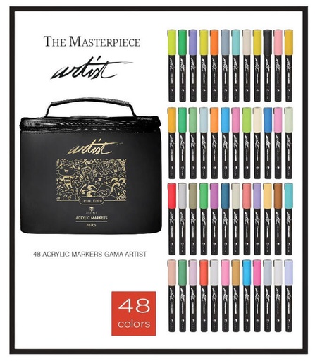 [972597] ESTUCHE ACRILICOS ARTIST 48 COL