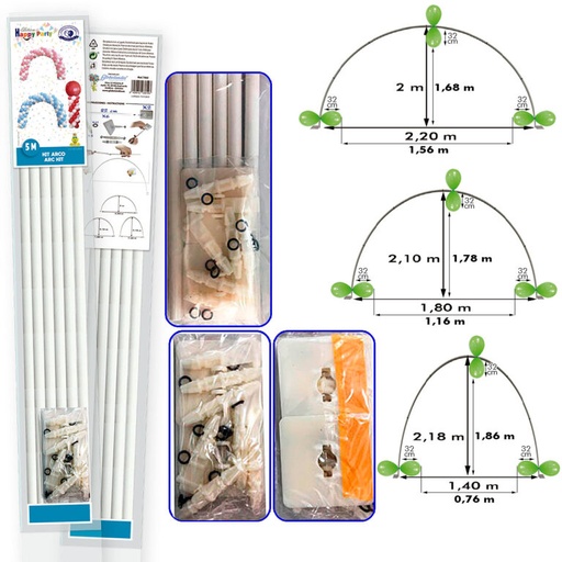 [1019050] KIT ARCO 5 M PARA GLOBOS REF.7062