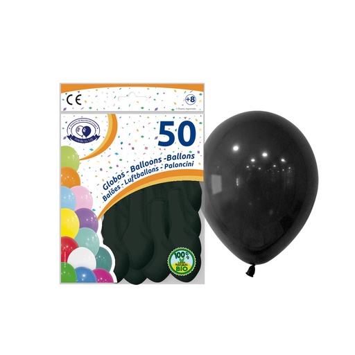 [1019051] BOLSA 50 GLOBOS NEGRO R-9