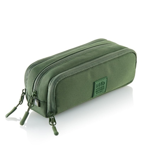 [1019104] PORTATODO TRIPLE ORGANIZADOR RECICLADO RAW VERDE