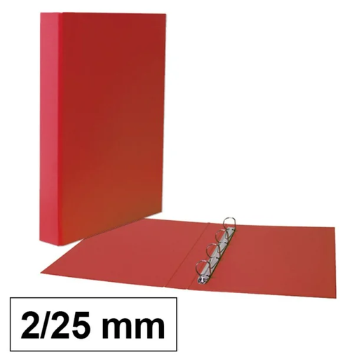 [180765] CARPETA PLUS PP/C Fº 2A/25 ROJO