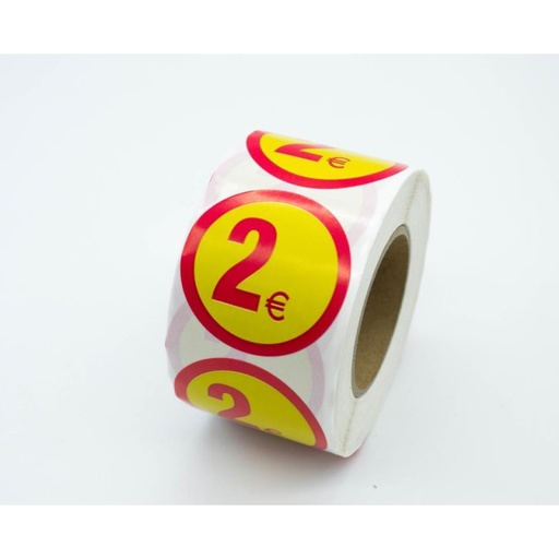 [999127] ETIQUETA PRECIO 2€