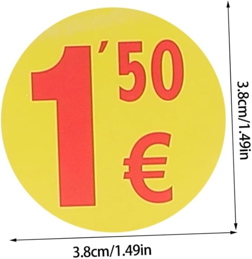[999128] ETIQUETA PRECIO 1,50€