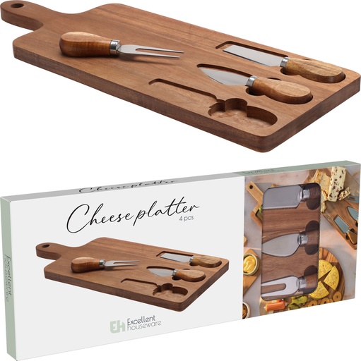 [999173] TABLA DE QUESOS CON 3 CUCHILLOS