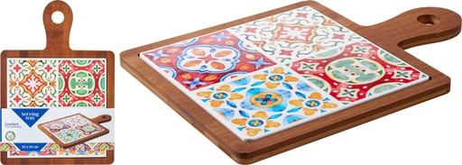 [999198] BANDEJA SERVIR BAMBU MOSAICO