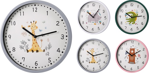 [999211] RELOJ PARED INFANTIL 4MOD