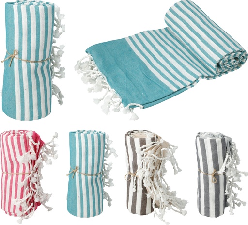 [999222] TOALLA PLAYA 140X180CM 4ASS