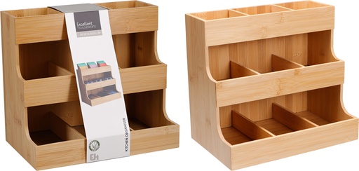 [999232] ORGANIZADOR DE COCINA/ ESCRITORIO BAMBU