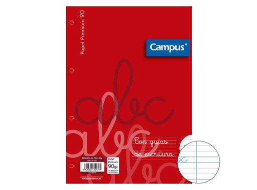 [003755] RECAMBIOS CAMPUS  A4 100H 90G G.E. 4 MM 4 TAL