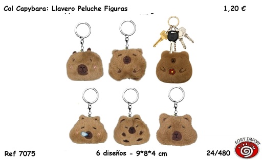 [999359] COL CAPYBARA: LLAVERO PELUCHE