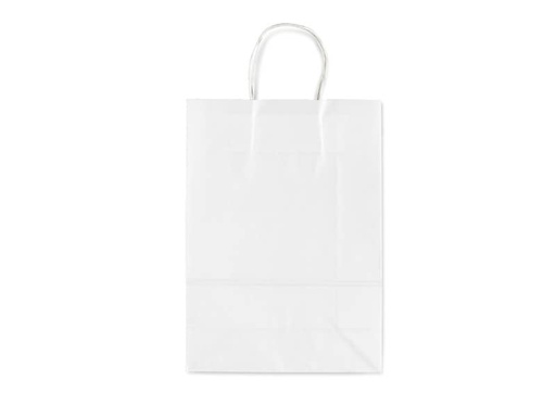 [999461] BOLSA KRAFT ALLEGRA COLOR BLANCO 22x10X27CM