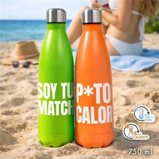 [999564] BOTELLA INOX 750ML MATCH/CALOR SURT/2