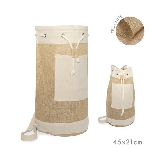 [999568] MOCHILA SACO YUTE 45X21CM