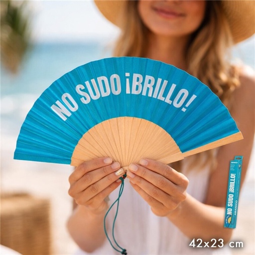 [999583] ABANICO NO SUDO AZUL