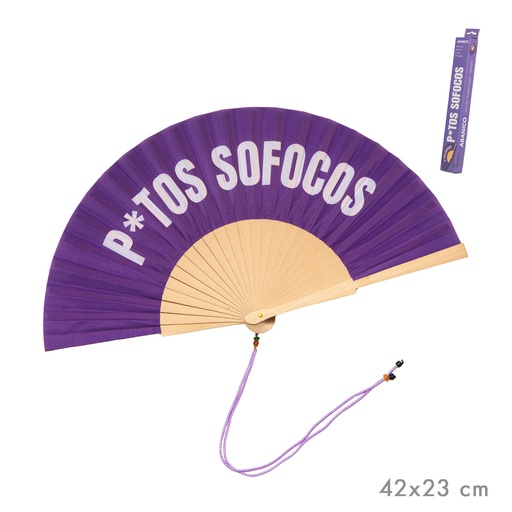 [999585] ABANICO SOFOCOS LILA
