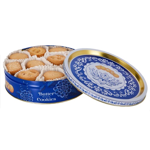 [999624] GALLETAS SABOR MANTEQUILLA EN CAJA METALICA 340G