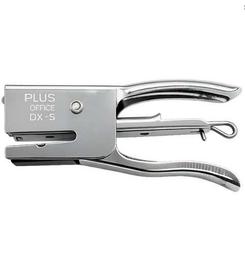 [040097] GRAPADORA DE TENAZA PLUS OFFICE DX-5 PLATA CROMADA