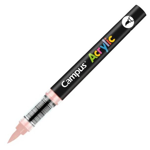 [081787] ROTULADORES ACRILICOS CAMPUS ACRYLIC PUNTA PINCEL CAJA 8 UD. CARNE