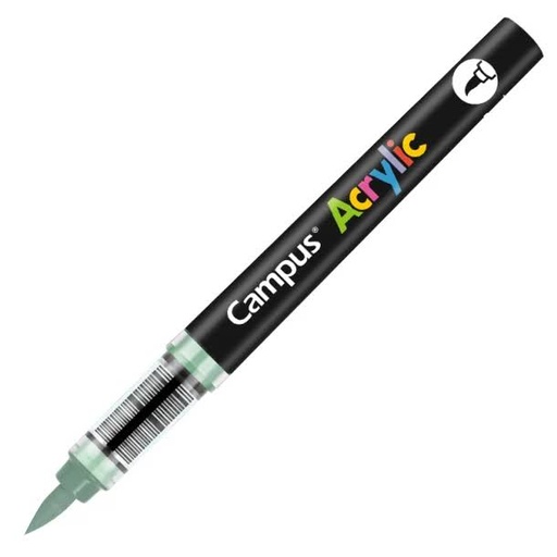 [081792] ROTULADORES ACRILICOS CAMPUS ACRYLIC PUNTA PINCEL CAJA 8 UD. VERDE LICHEN