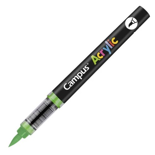 [081774] ROTULADORES ACRILICOS CAMPUS ACRYLIC P.PINCEL CAJA 8 UD. VERDE MEDIO