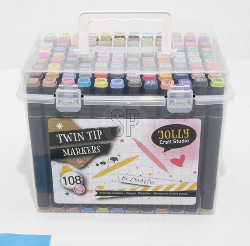 [999710] ROTULADOR DOBLE PUNTA 108PCS