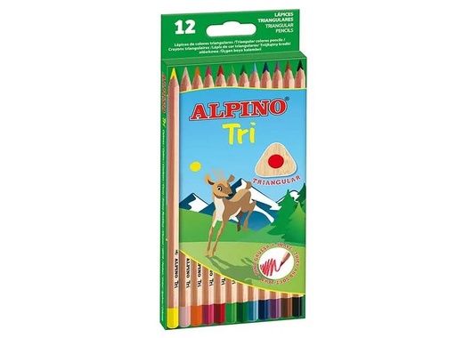 [630818] LAPICES DE COLORES ALPINO TRI 12 COLORES