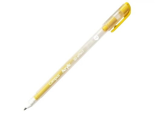 [081816] ROTULADORES ACRiLICOS CAMPUS ACRYLIC 3D AMARILLO