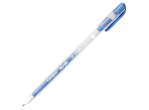 [081821] ROTULADORES ACRILICOS CAMPUS ACRYLIC 3D AZUL MEDIO